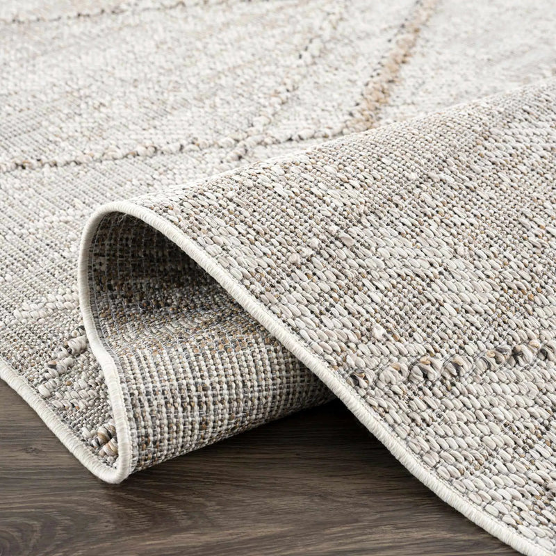 Baqer Bone & Tan Area Rug by Hauteloom