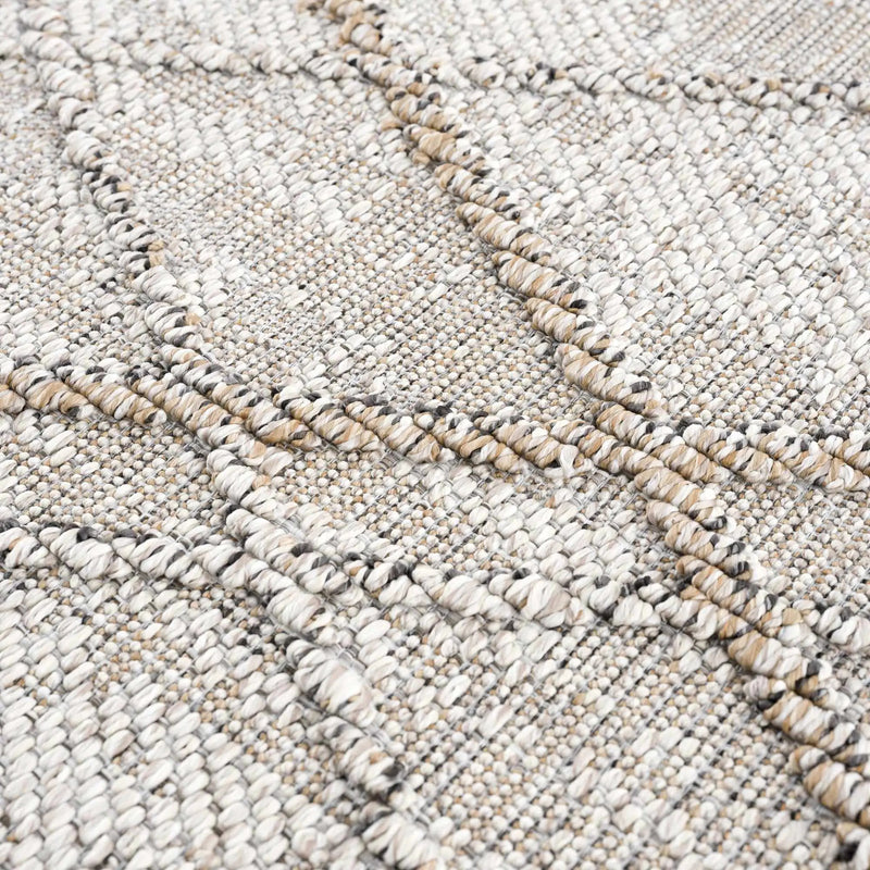 Baqer Bone & Tan Area Rug by Hauteloom