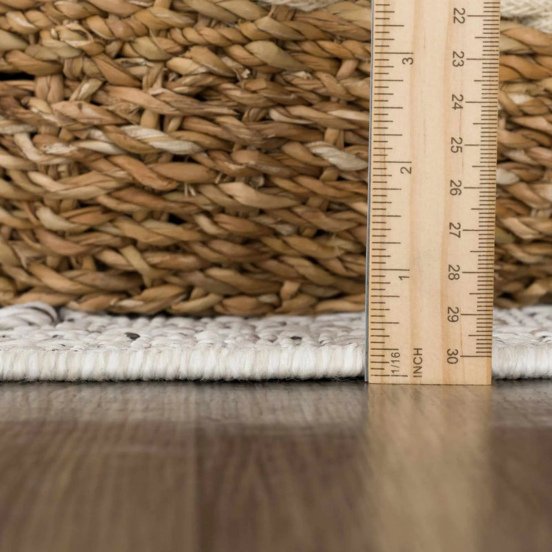 Baqer Bone & Taupe Area Rug by Hauteloom