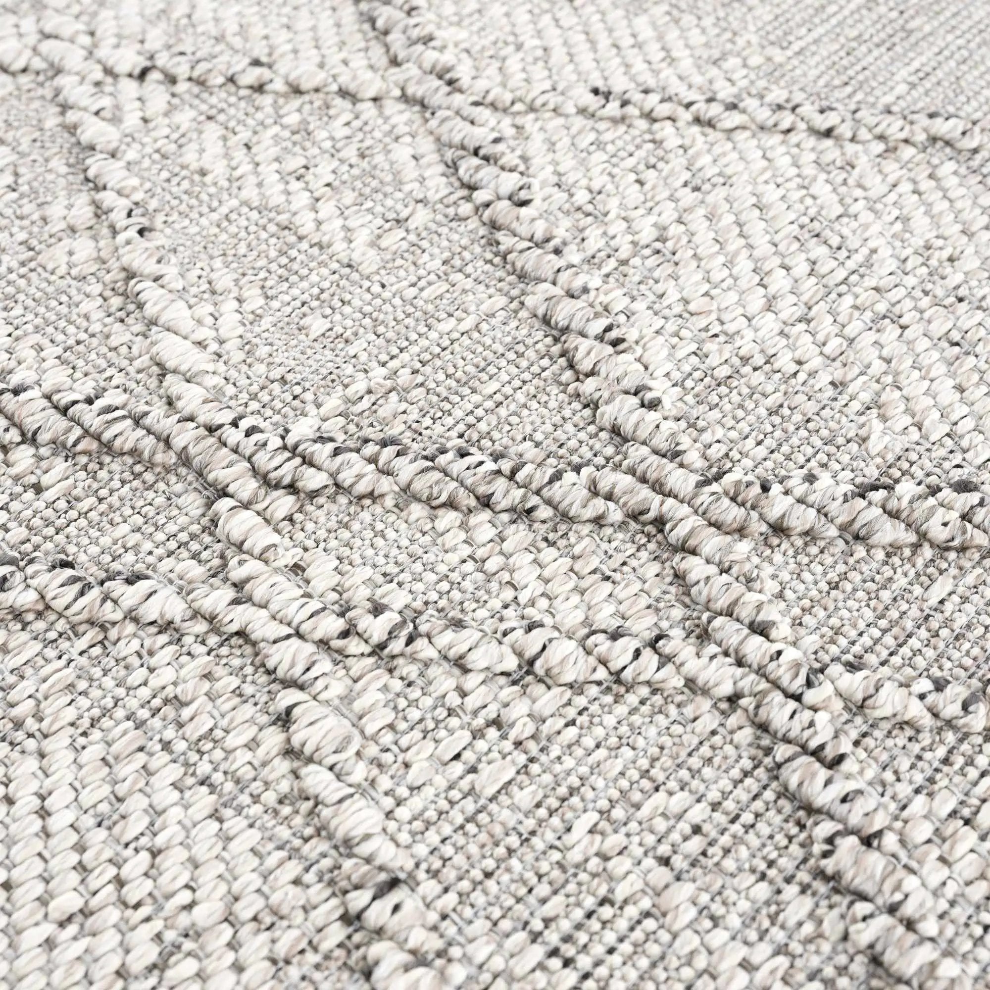 Baqer Bone & Taupe Area Rug by Hauteloom