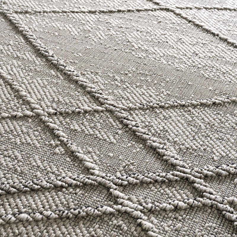 Baqer Bone & Taupe Area Rug by Hauteloom