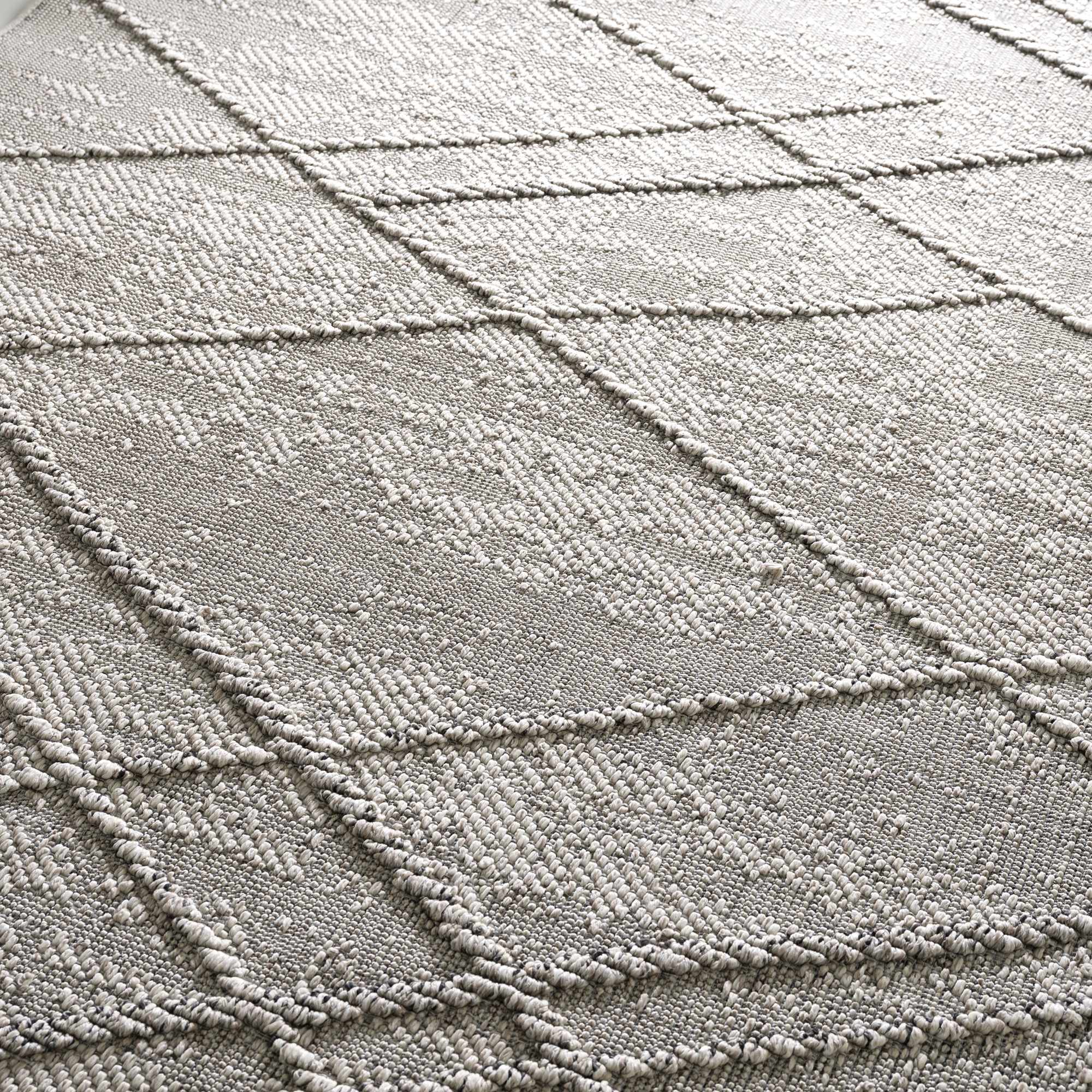 Baqer Bone & Taupe Area Rug by Hauteloom