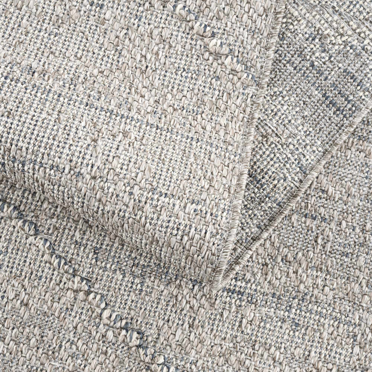 Baqer Taupe & Gray Textured Performance Outdoor Rug - Clearance, photo 16 of 18