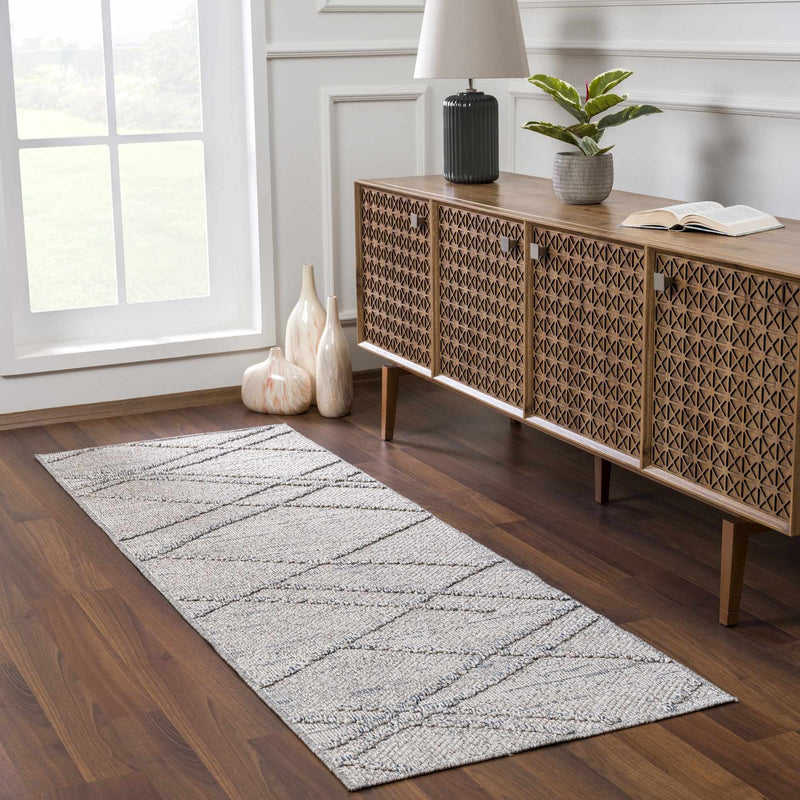Baqer Taupe & Gray Textured Performance Outdoor Rug - Clearance by Boutique Rugs