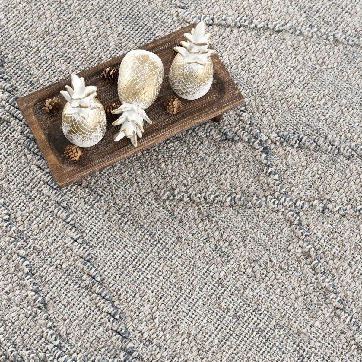 Baqer Taupe & Gray Textured Performance Outdoor Rug - Clearance, photo 10 of 18