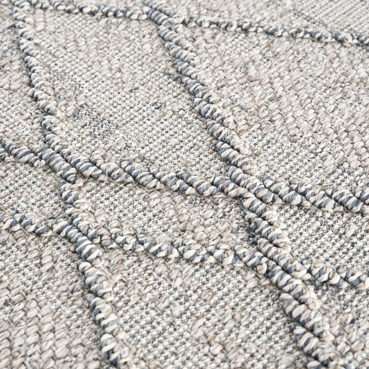 Baqer Taupe & Gray Textured Performance Outdoor Rug - Clearance, photo 15 of 18
