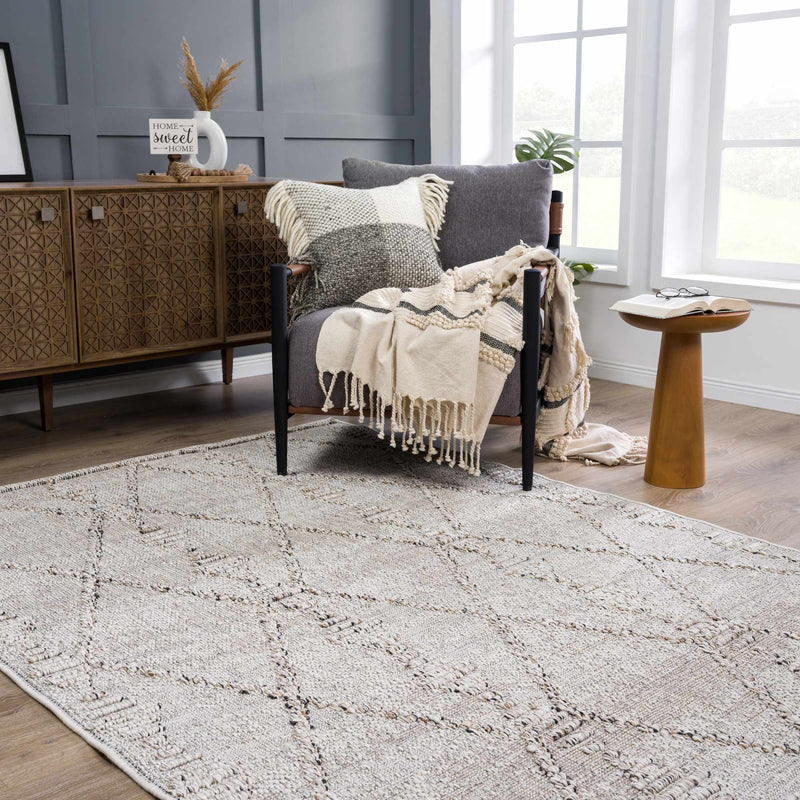 Nyla Bone Indoor & Outdoor Rug - 2x3 - Clearance by Boutique Rugs