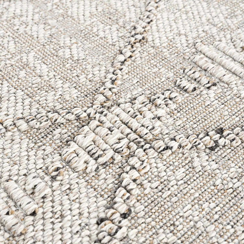 Nyla Bone Indoor & Outdoor Rug - 2x3 - Clearance by Boutique Rugs