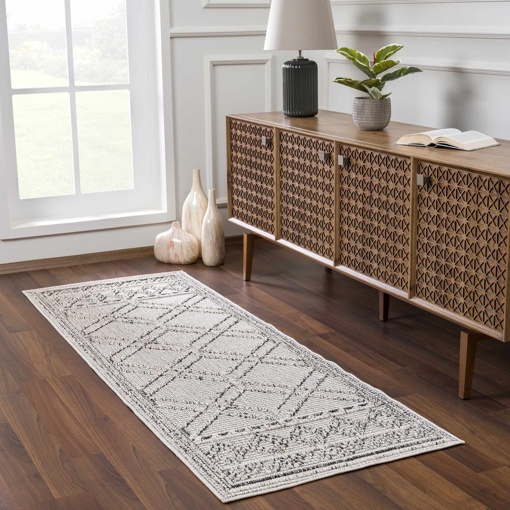 Diah Bone Outdoor Area Rug - Clearance by Boutique Rugs
