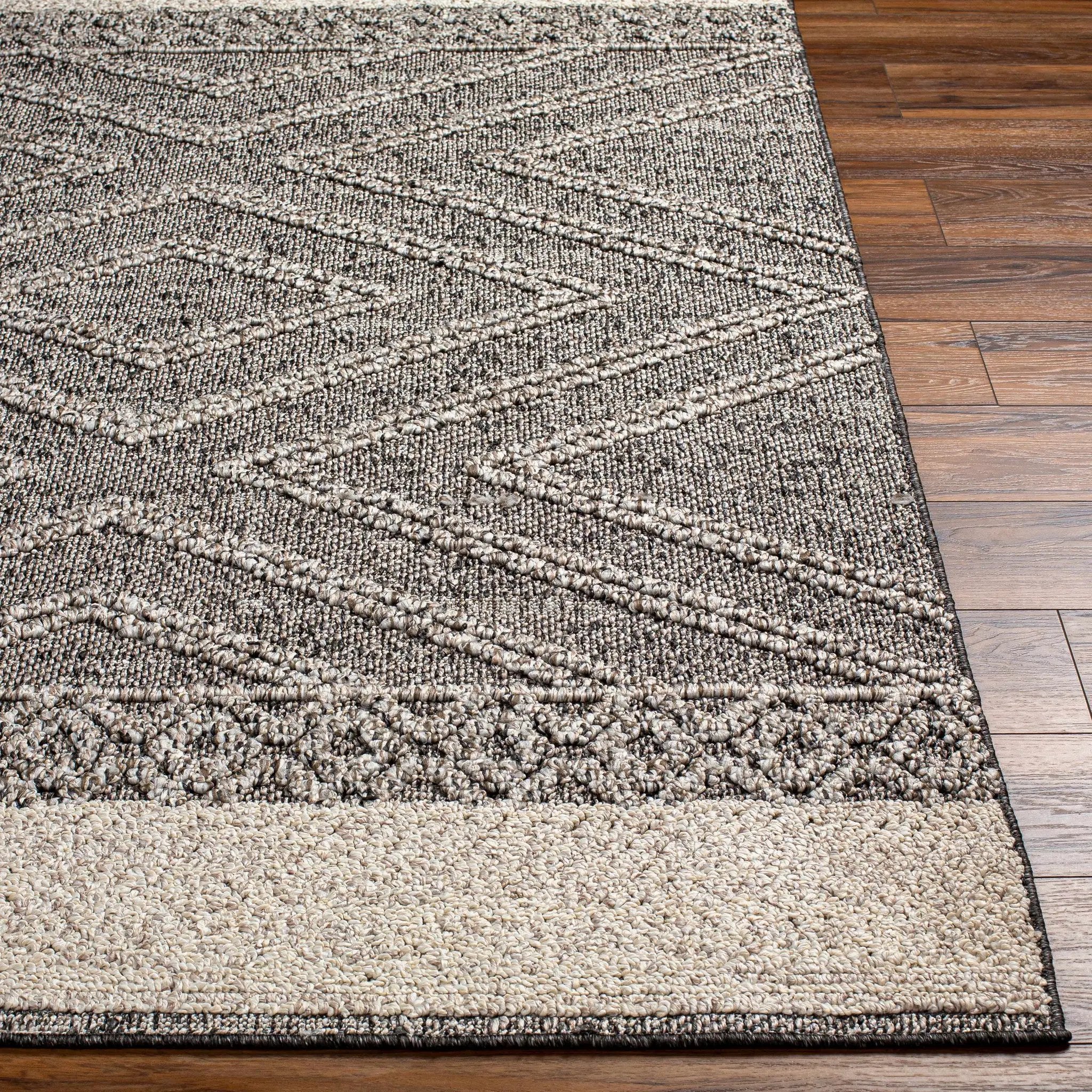 Areli Beige / Brown Outdoor Rug - Clearance by Boutique Rugs