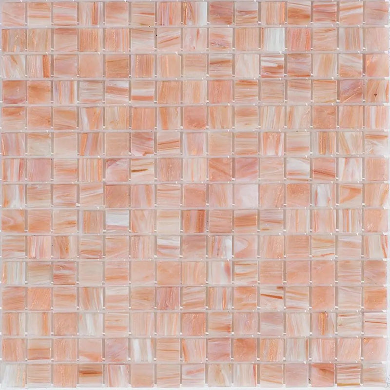 Linen Beige 12x12 Glossy Uniform Square Glass Mosaic Tile (20 pack, 20 sq ft/case) by Apollo Tile