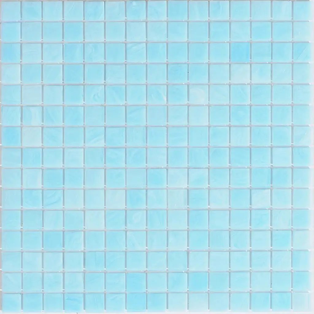 Baby Blue 12x12 Glossy Uniform Square Glass Mosaic Tile (20 pack, 20 sq ft/case) by Apollo Tile