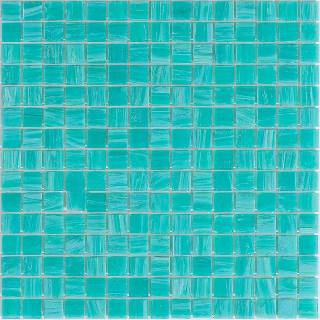 Persian Green 12x12 Glossy Uniform Square Glass Mosaic Tile (20 pack, 20 sq ft/case) by Apollo Tile