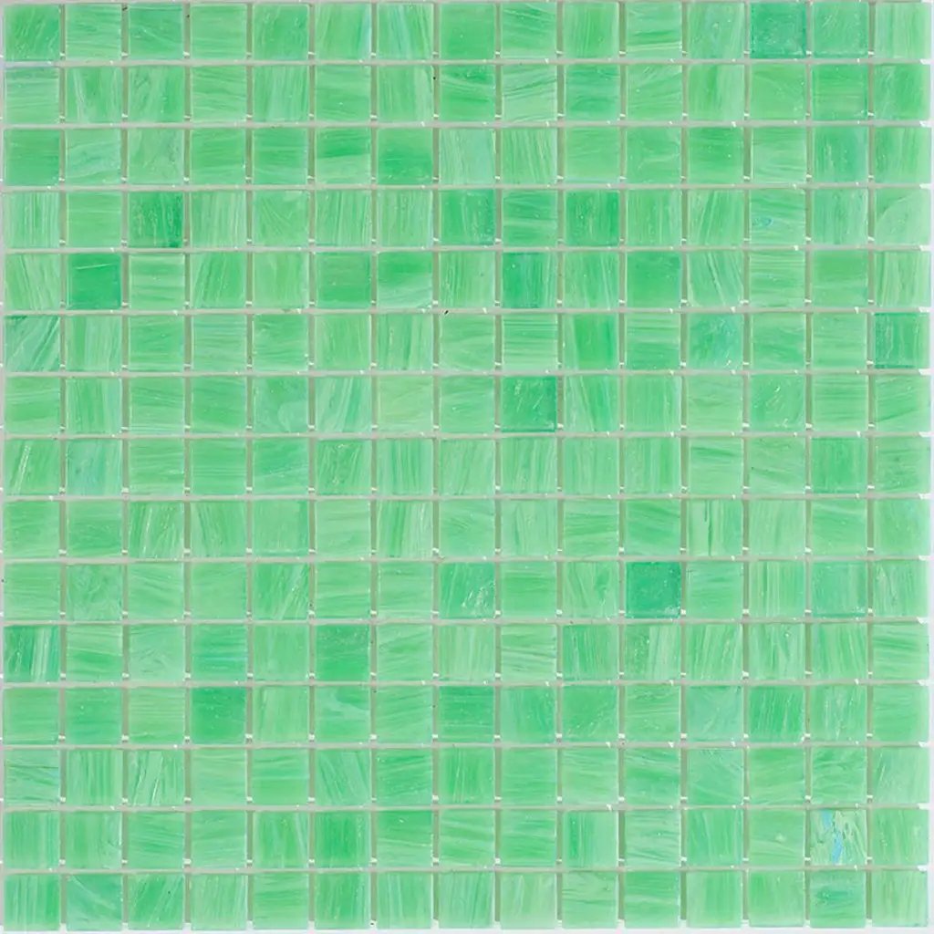 UFO Green 12x12 Glossy Uniform Square Glass Mosaic Tile (20 pack, 20 sq ft/case) by Apollo Tile