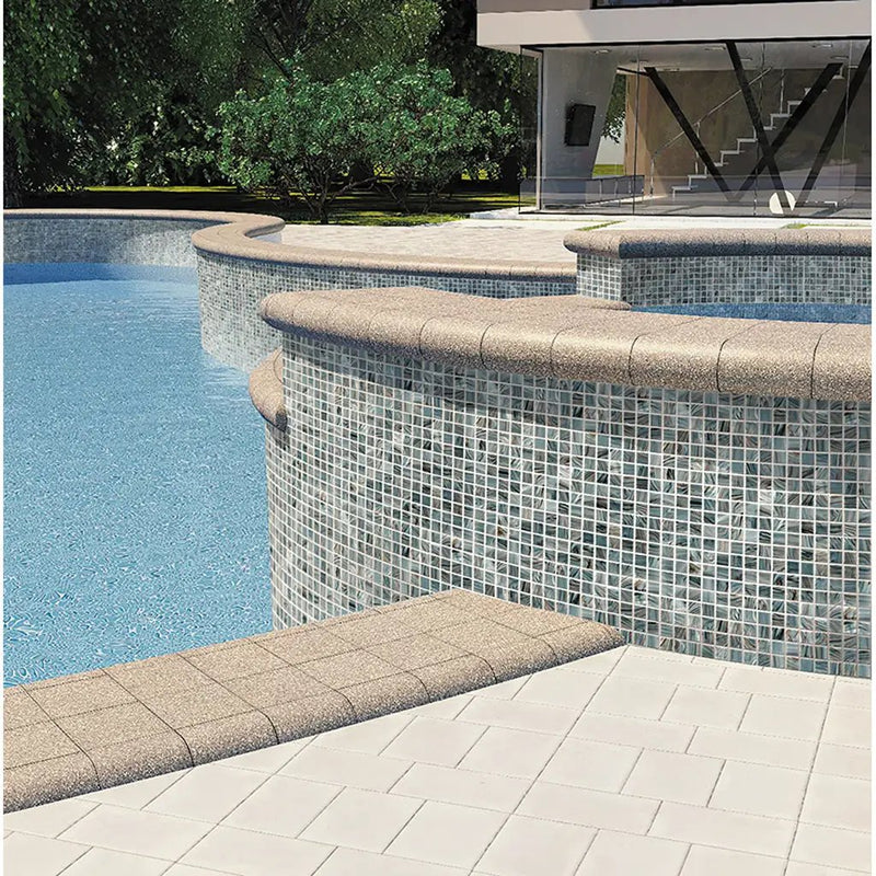 Templeton Gray 12x12 Glossy Uniform Square Glass Mosaic Tile (20 pack, 20 sq ft/case) by Apollo Tile