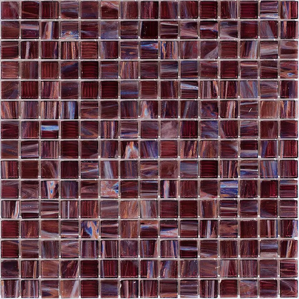 Bulgarian Red 12x12 Glossy Uniform Square Glass Mosaic Tile (20 pack, 20 sq ft/case) by Apollo Tile