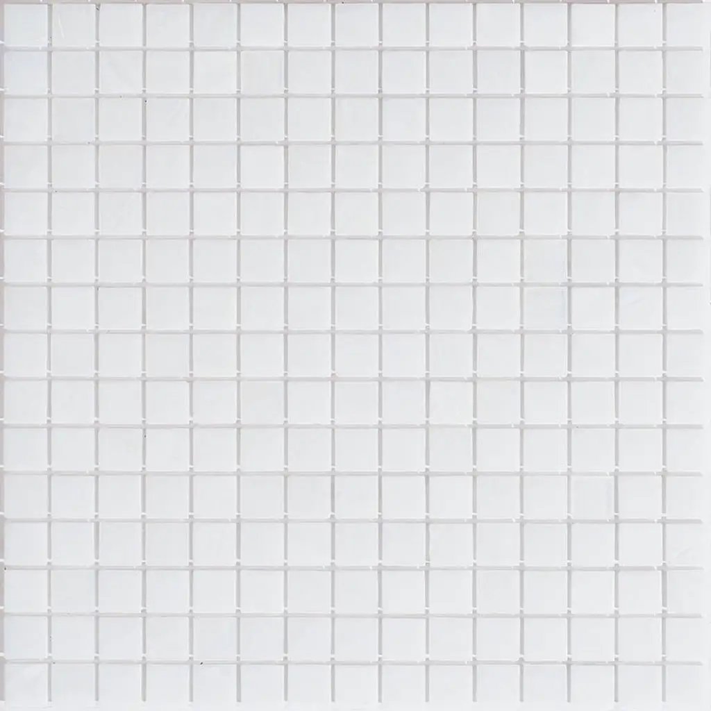 White Dove 12x12 Glossy Uniform Square Glass Mosaic Tile (20 pack, 20 sq ft/case) by Apollo Tile