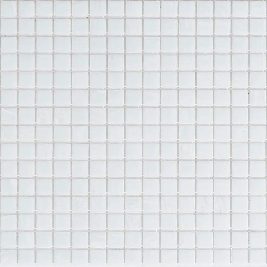 Cool Mint White 12x12 Glossy Uniform Square Glass Mosaic Tile (20 pack, 20 sq ft/case) by Apollo Tile