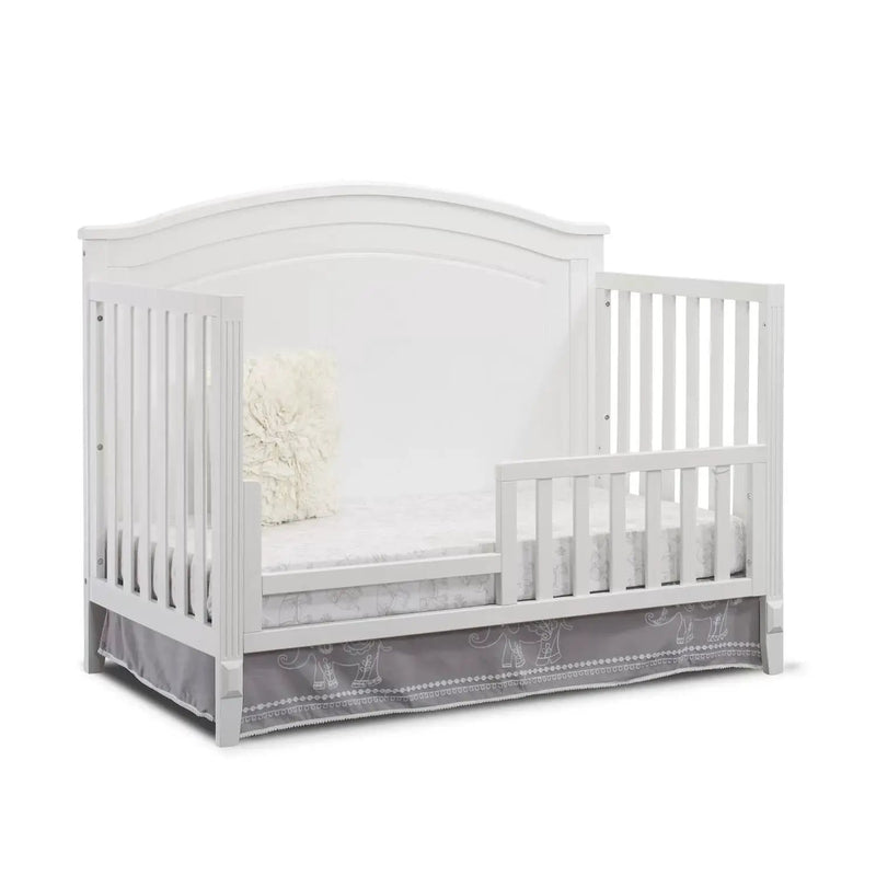 SF Home Solid Wood Toddler Bed Rail in White Finish - Crib Sold Separately by HomePacific