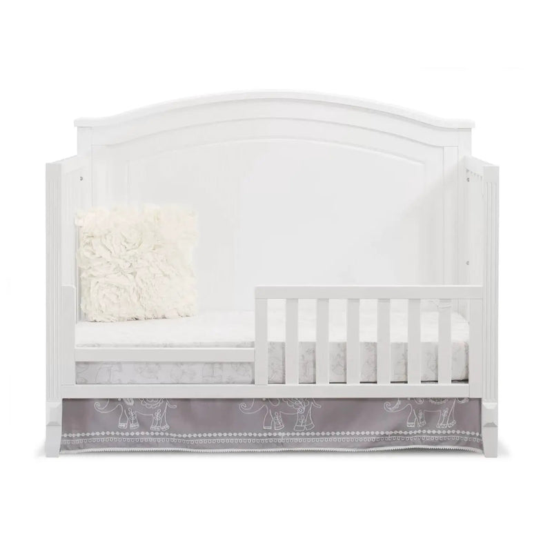 SF Home Solid Wood Toddler Bed Rail in White Finish - Crib Sold Separately by HomePacific