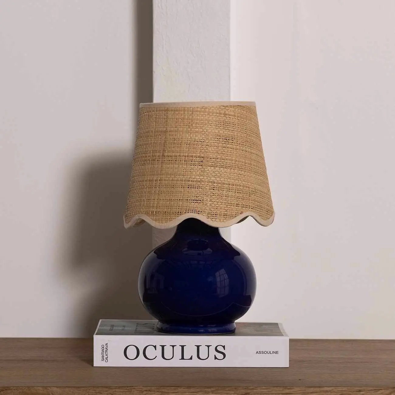 Theisseil Navy Blue Table Lamp by Boutique Rugs
