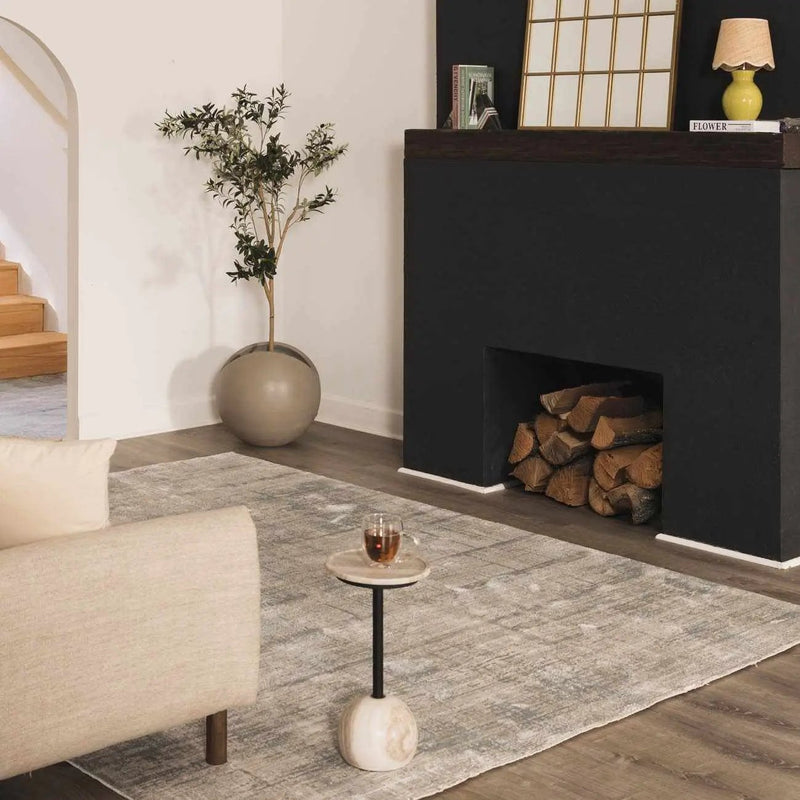 Salgareda Olive Rattan Table Lamp by Boutique Rugs