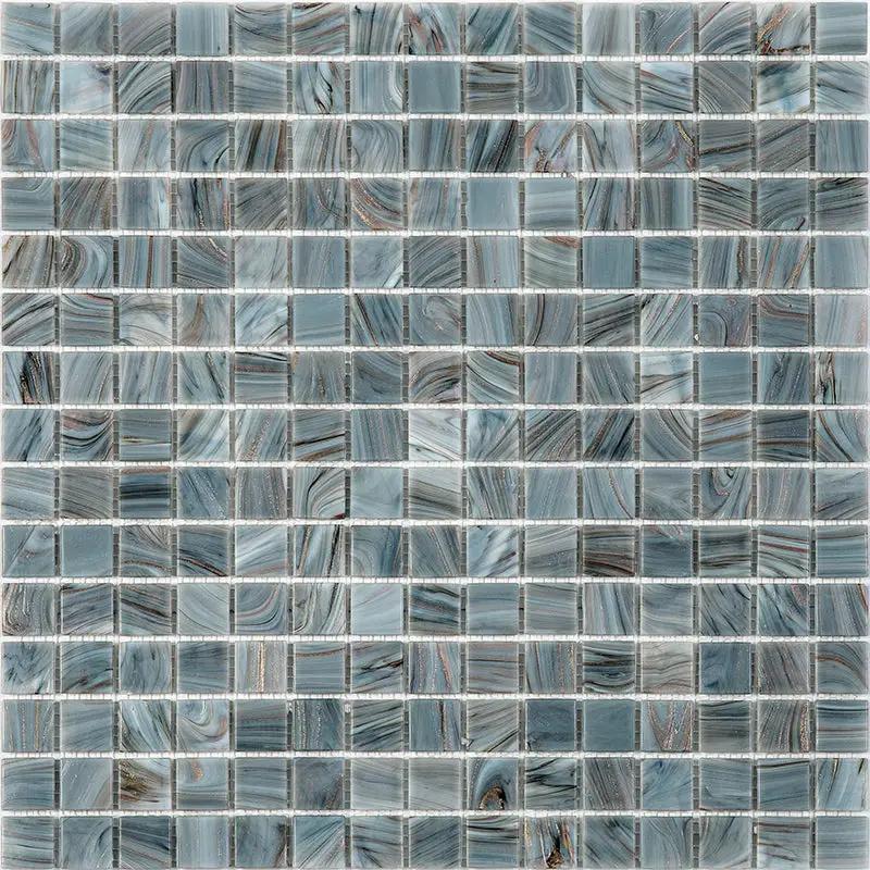 Templeton Gray 12x12 Glossy Uniform Square Glass Mosaic Tile (20 pack, 20 sq ft/case) by Apollo Tile