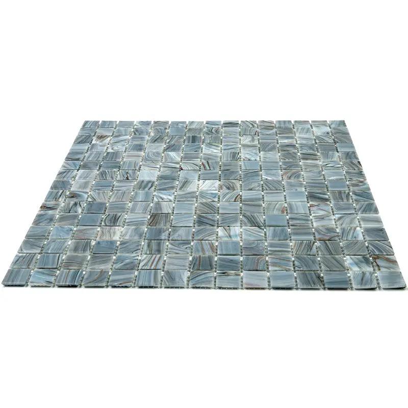 Templeton Gray 12x12 Glossy Uniform Square Glass Mosaic Tile (20 pack, 20 sq ft/case) by Apollo Tile