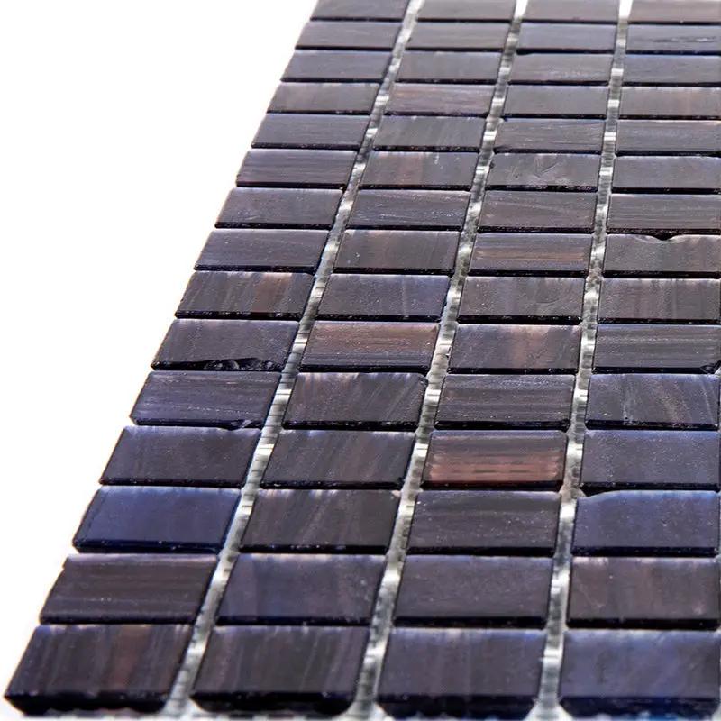 Deep Indigo Blue 12x12 Glossy Uniform Square Glass Mosaic Tile (20 pack, 20 sq ft/case) by Apollo Tile