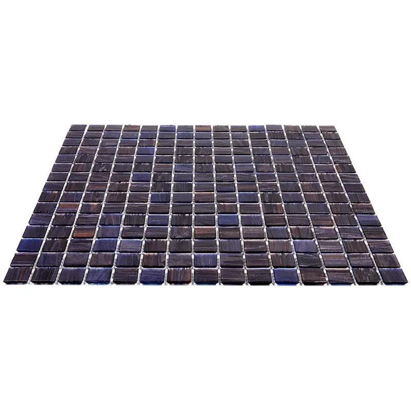 Deep Indigo Blue 12x12 Glossy Uniform Square Glass Mosaic Tile (20 pack, 20 sq ft/case) by Apollo Tile