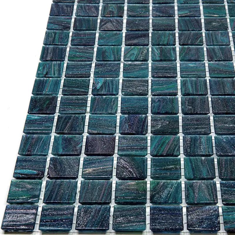Pine Green 12x12 Glossy Uniform Square Glass Mosaic Tile (20 pack, 20 sq ft/case) by Apollo Tile