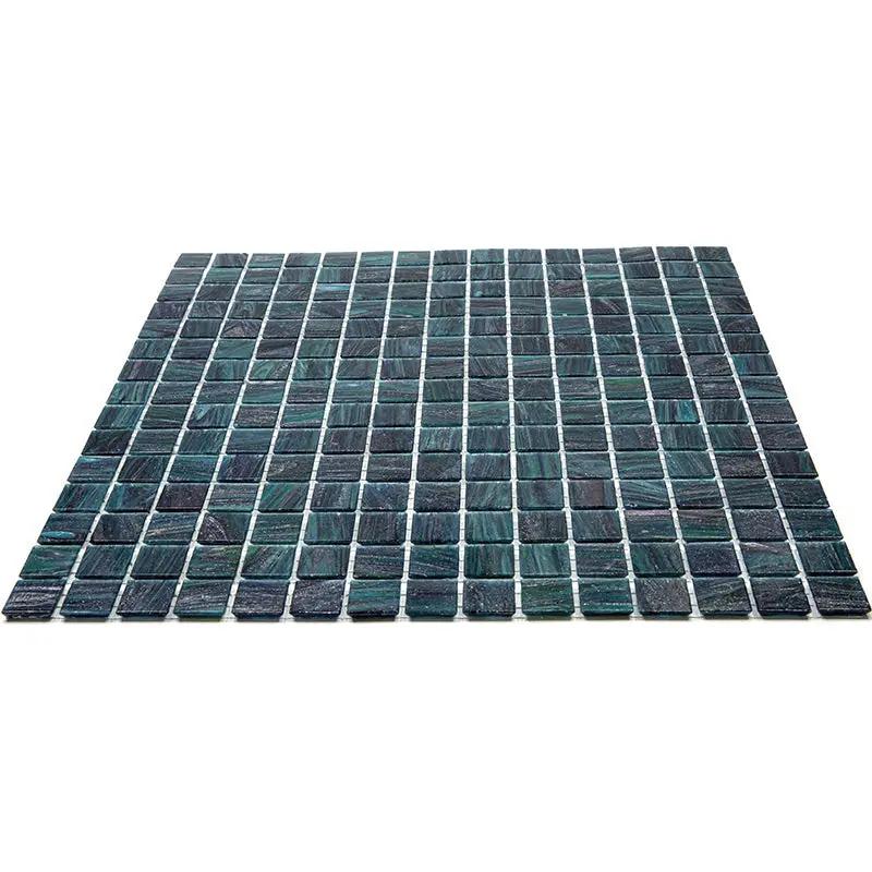 Pine Green 12x12 Glossy Uniform Square Glass Mosaic Tile (20 pack, 20 sq ft/case) by Apollo Tile