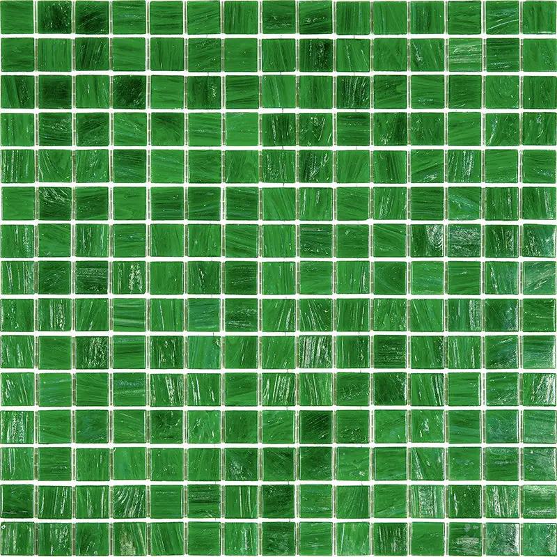 Kelly Green 12x12 Glossy Uniform Square Glass Mosaic Tile (20 pack, 20 sq ft/case) by Apollo Tile
