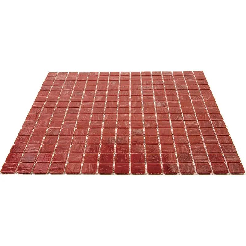 Scarlet Red 12x12 Glossy Uniform Square Glass Mosaic Tile (20 pack, 20 sq ft/case) by Apollo Tile