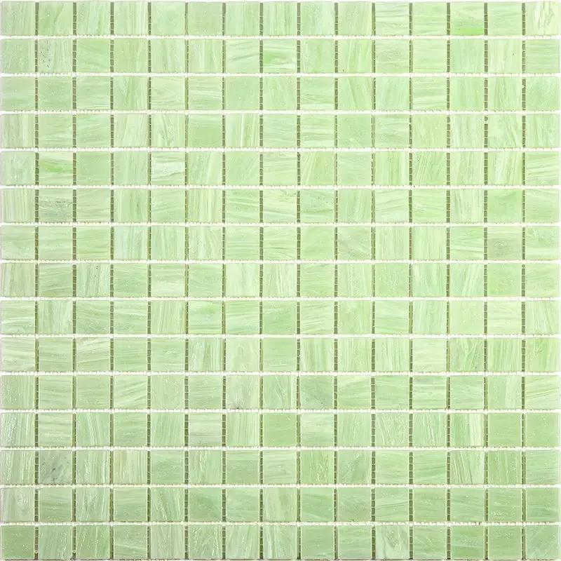 Tea Green 12x12 Glossy Uniform Square Glass Mosaic Tile (20 pack, 20 sq ft/case) by Apollo Tile