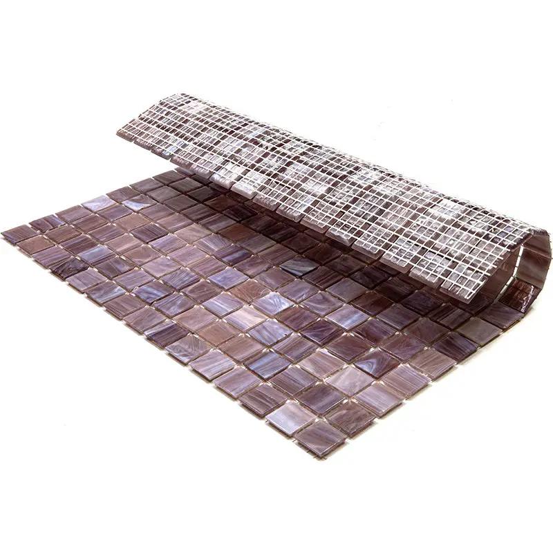 Old Rose Red 12x12 Glossy Uniform Square Glass Mosaic Tile (20 pack, 20 sq ft/case) by Apollo Tile