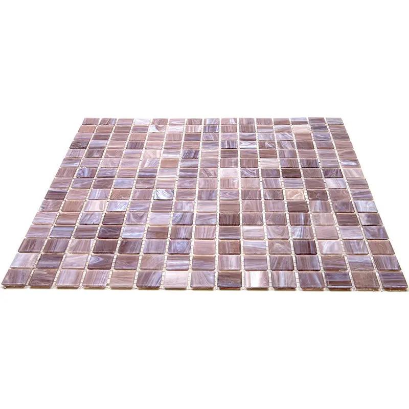 Old Rose Red 12x12 Glossy Uniform Square Glass Mosaic Tile (20 pack, 20 sq ft/case) by Apollo Tile