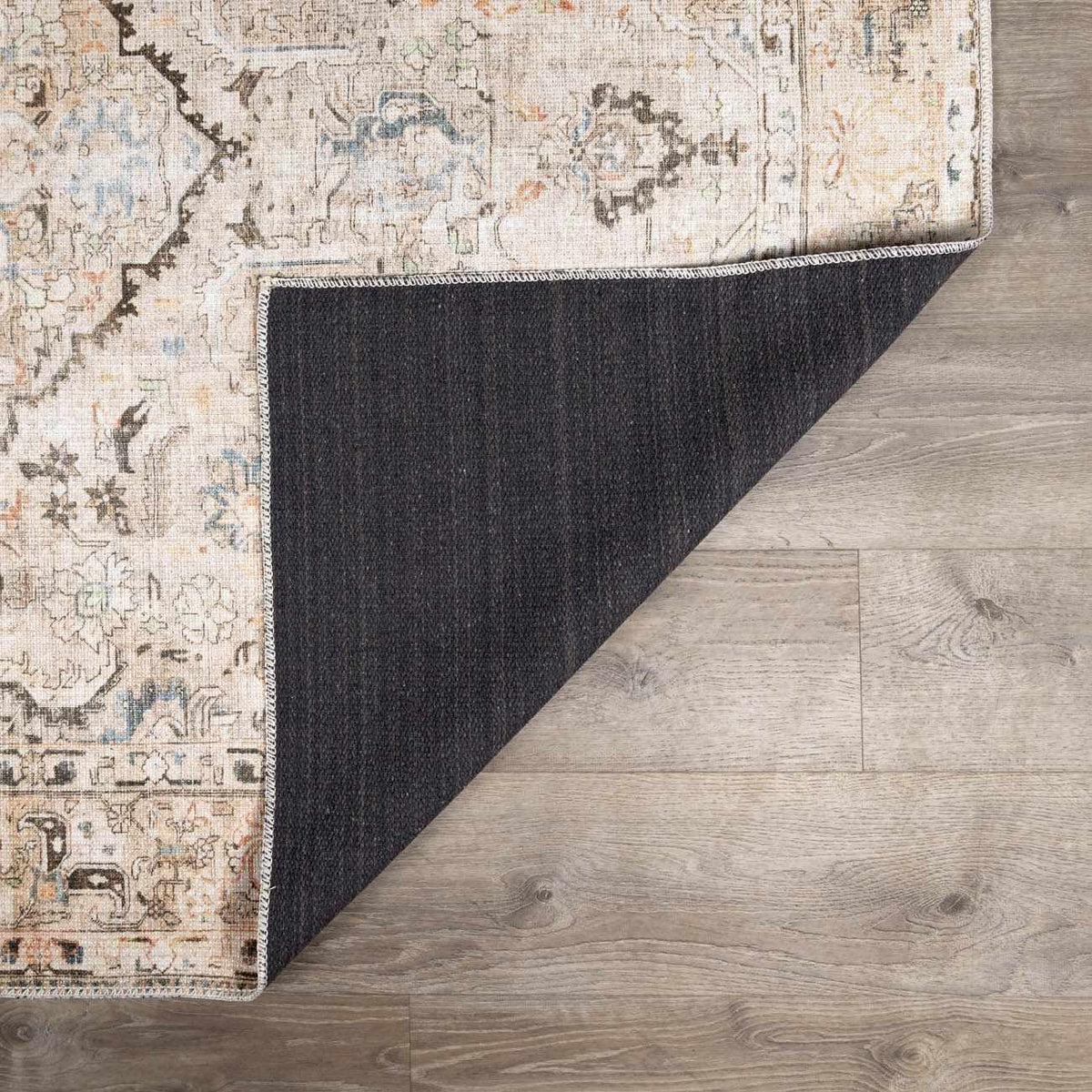 Standon Vintage Flat Pile Washable Rug, photo 8 of 19