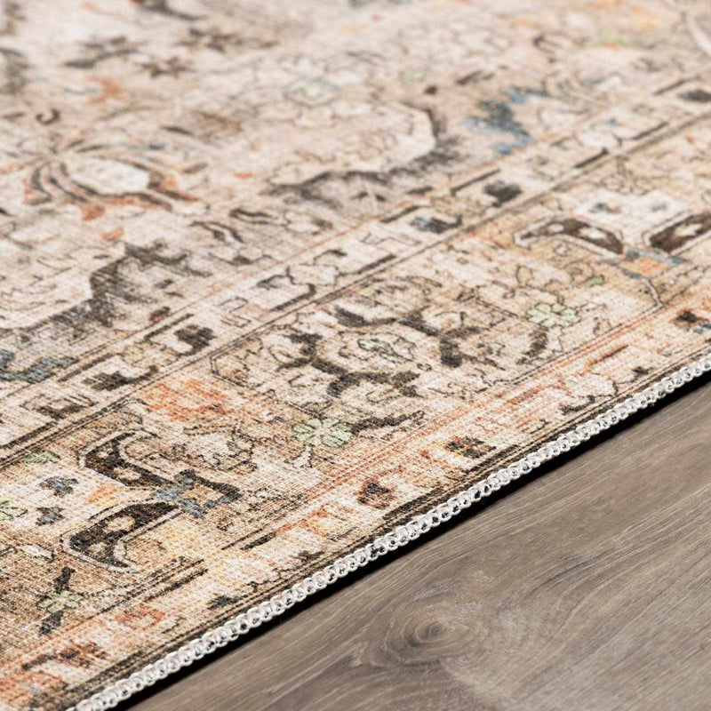 Standon Vintage Flat Pile Washable Rug by Boutique Rugs