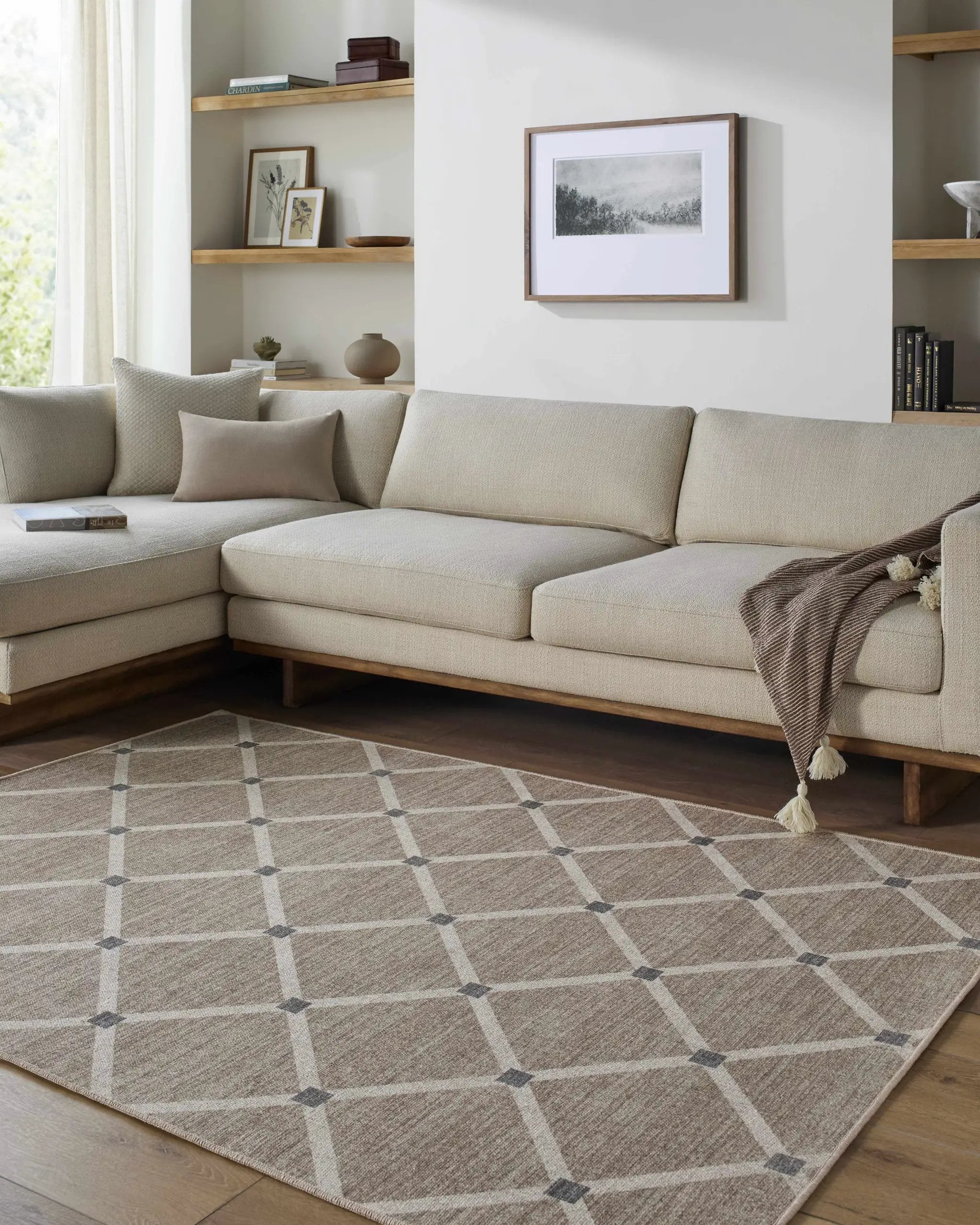 Alpana Washable Wool Area Rug by Boutique Rugs