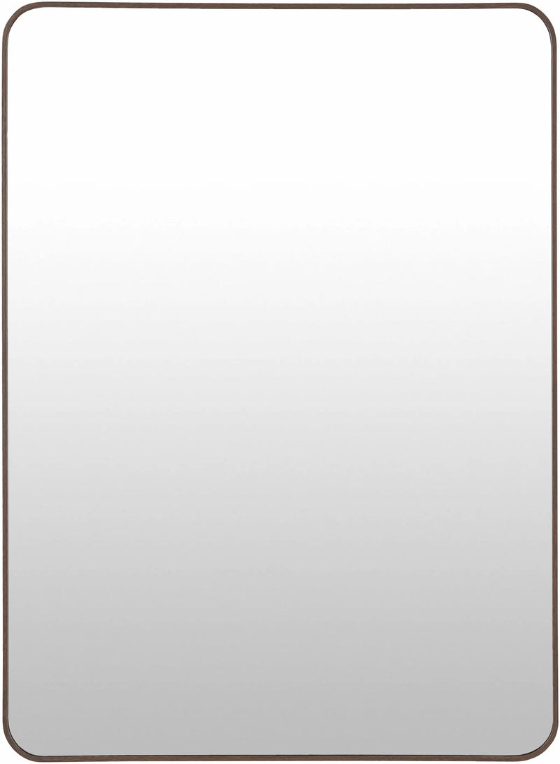 Sustinente Dark Brown Mirror by Boutique Rugs