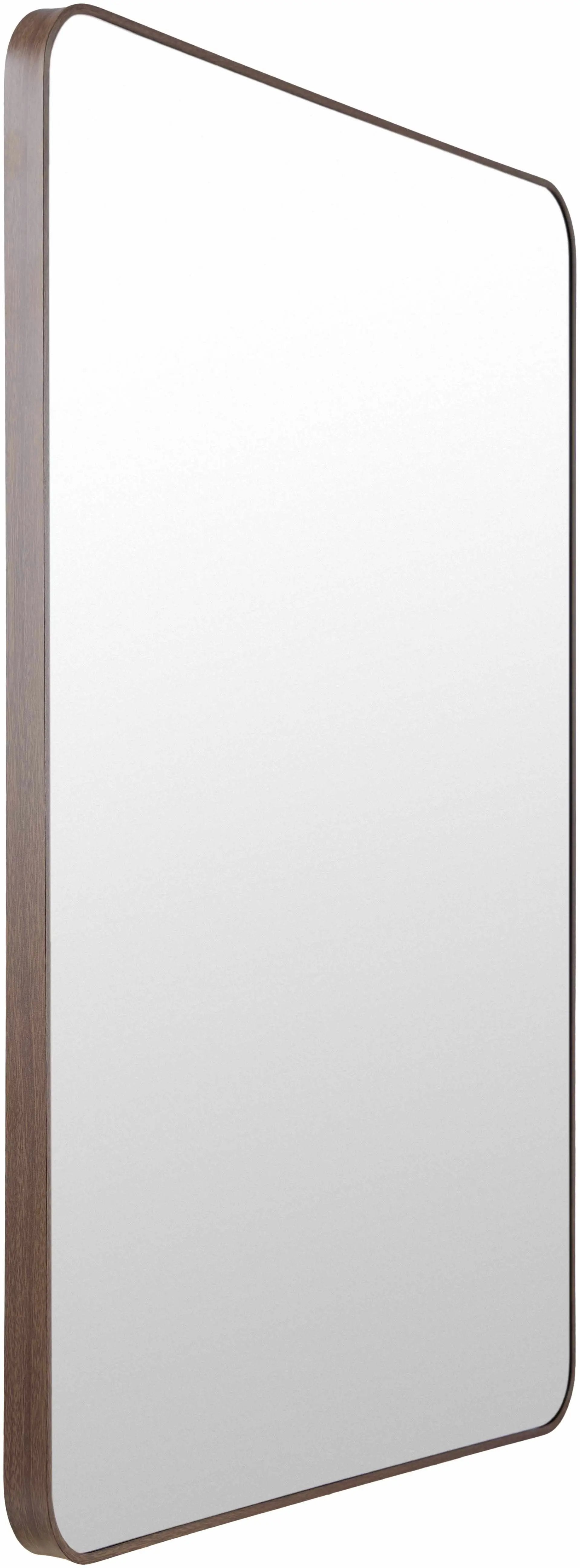 Sustinente Dark Brown Mirror by Boutique Rugs
