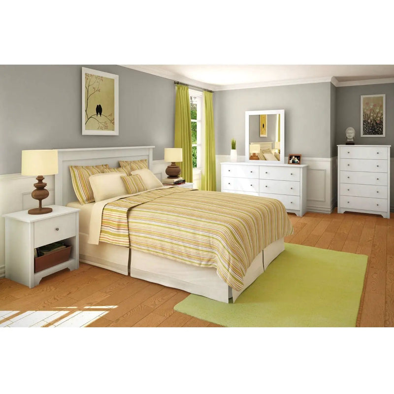 Full / Queen size Headboard in White Finish by HomePacific