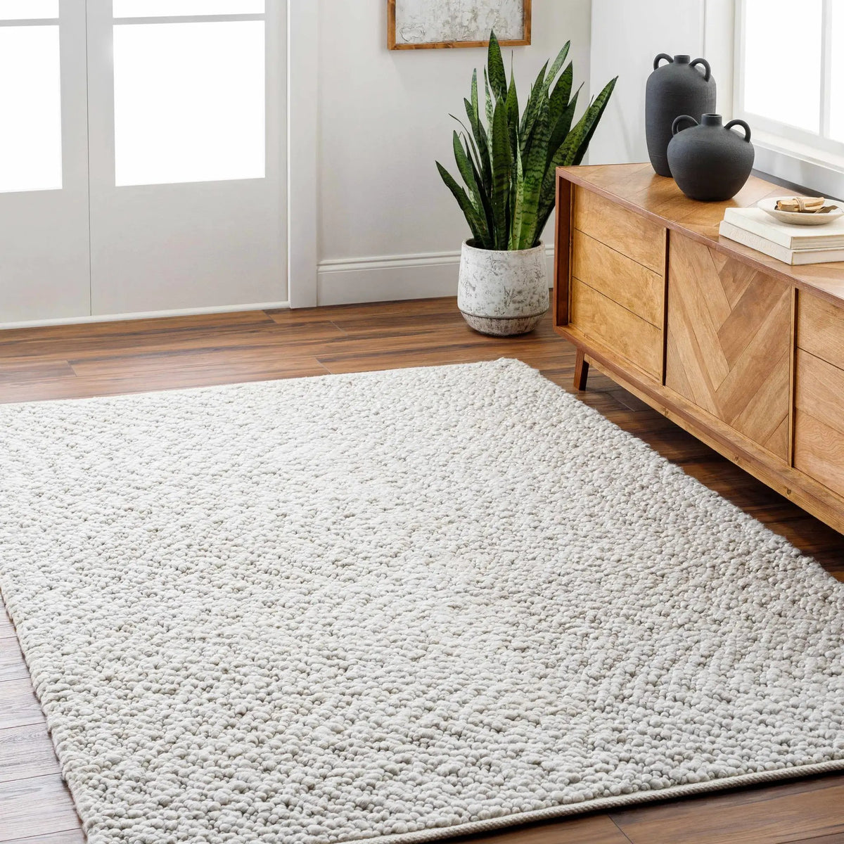 Oved Area Rug - Clearance, installed in a room