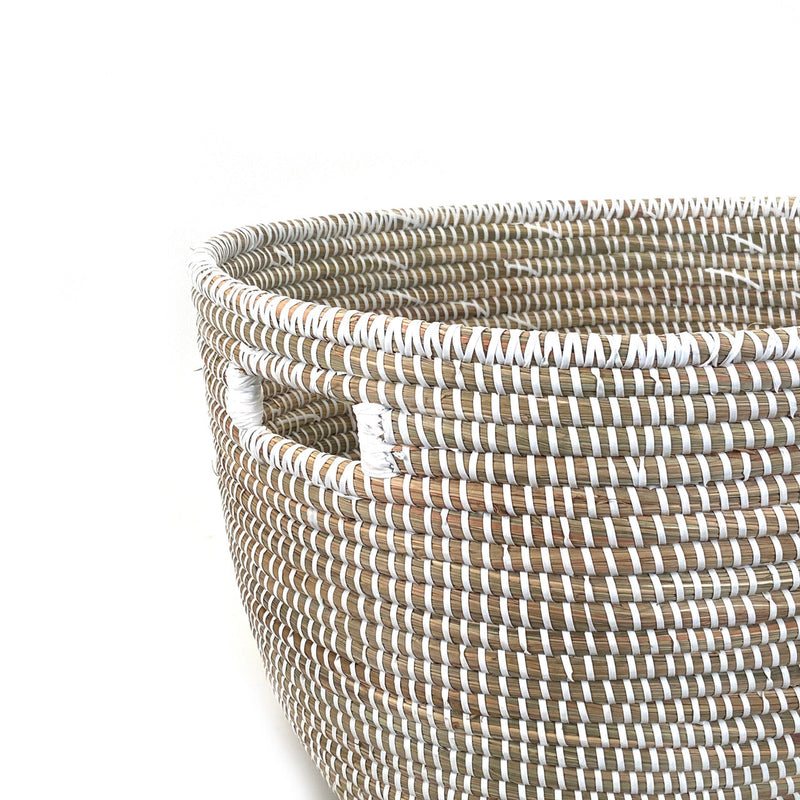 White Oval Basket, photo 4 of 5
