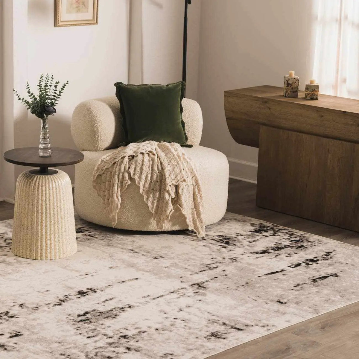 Swansboro Area Rug, installed in a room 2