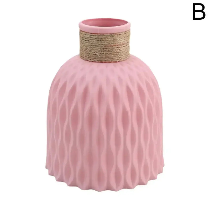 Vase - Decorative Ceramic White by House Of Avana