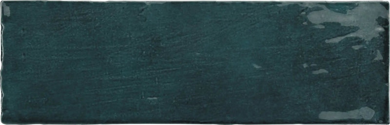 Green 2.58 in. x 8 in. Polished Ceramic Subway Tile (5.38 sq ft/case) by Apollo Tile