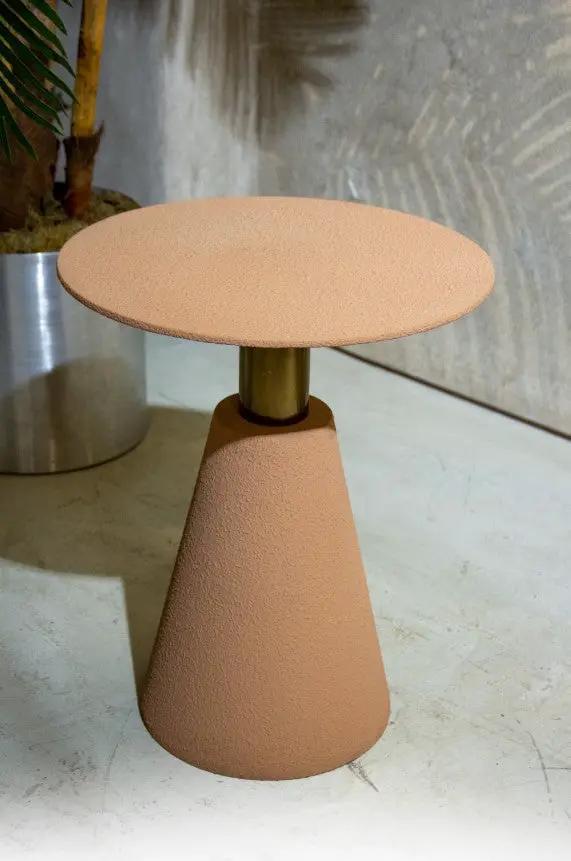 Microcement Textured  Minimal Side Table Set, photo 3 of 5