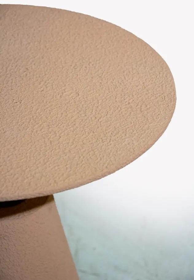 Microcement Textured  Minimal Side Table Set, photo 4 of 5